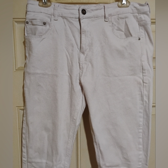 Qazel Vorrlon Size Small White Jeans Size 33 - Picture 4 of 7
